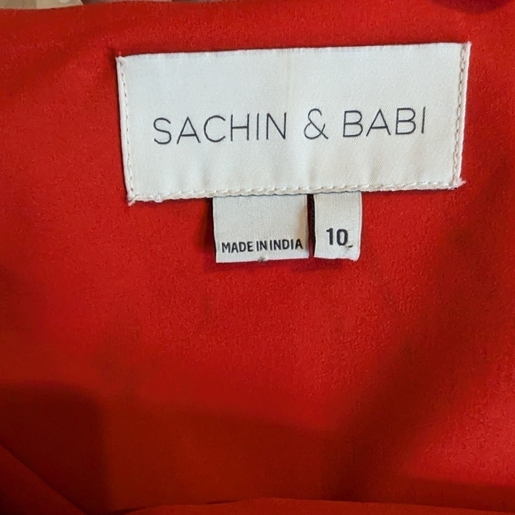 Sachin & Babi maxi floral tiered asymmetric skirt sz 10 - Picture 5 of 8